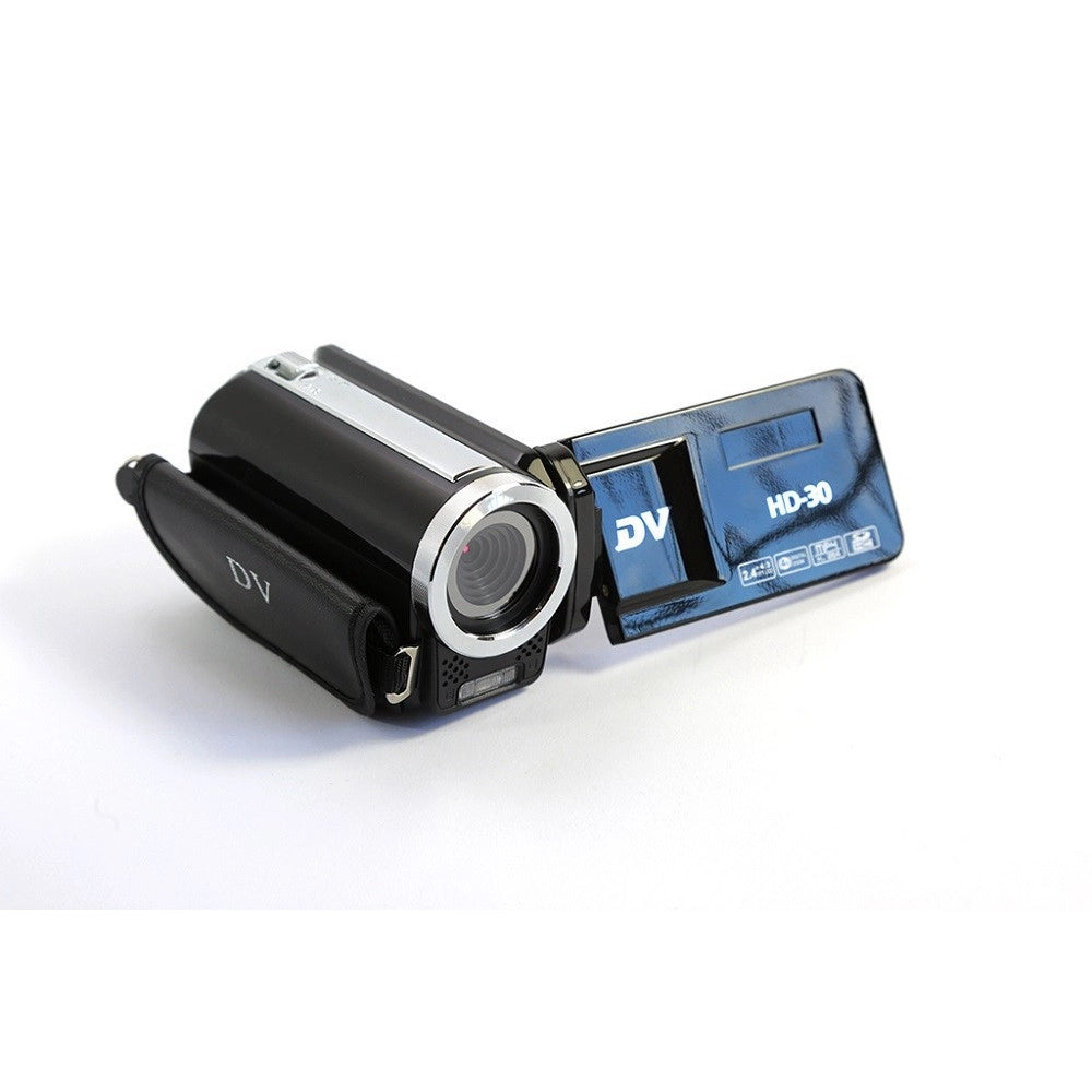 Trade Shop - Videocamera Digitale Hd Foto Video Hd Lcd 2.4" 720p 12 Mpx Sensore Cmos Sd -