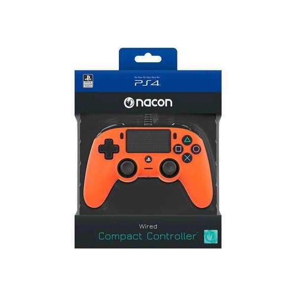 Nacon ps4ofcpadorange periferica di gioco gamepad playstation 4 analogico/digitale arancione - 3499550360745