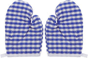 Manopole da cucina termoresistenti - Blu celeste - Sicure per bambini - Ideali per la cucina - 2 pezzi