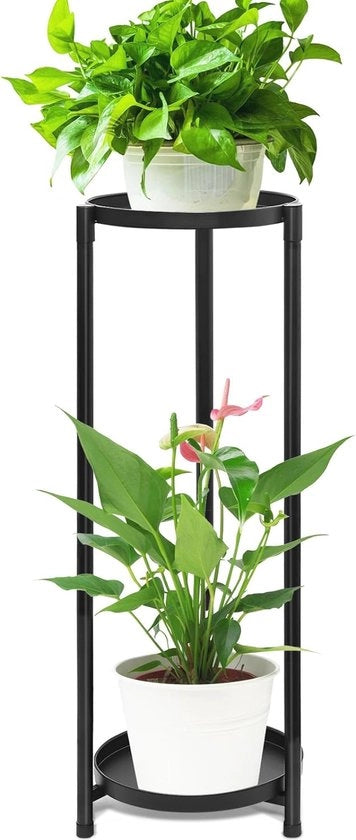 Supporto per piante in metallo per interni ed esterni - 2-travata sospensione per vaso per giardino, balcone e salotto