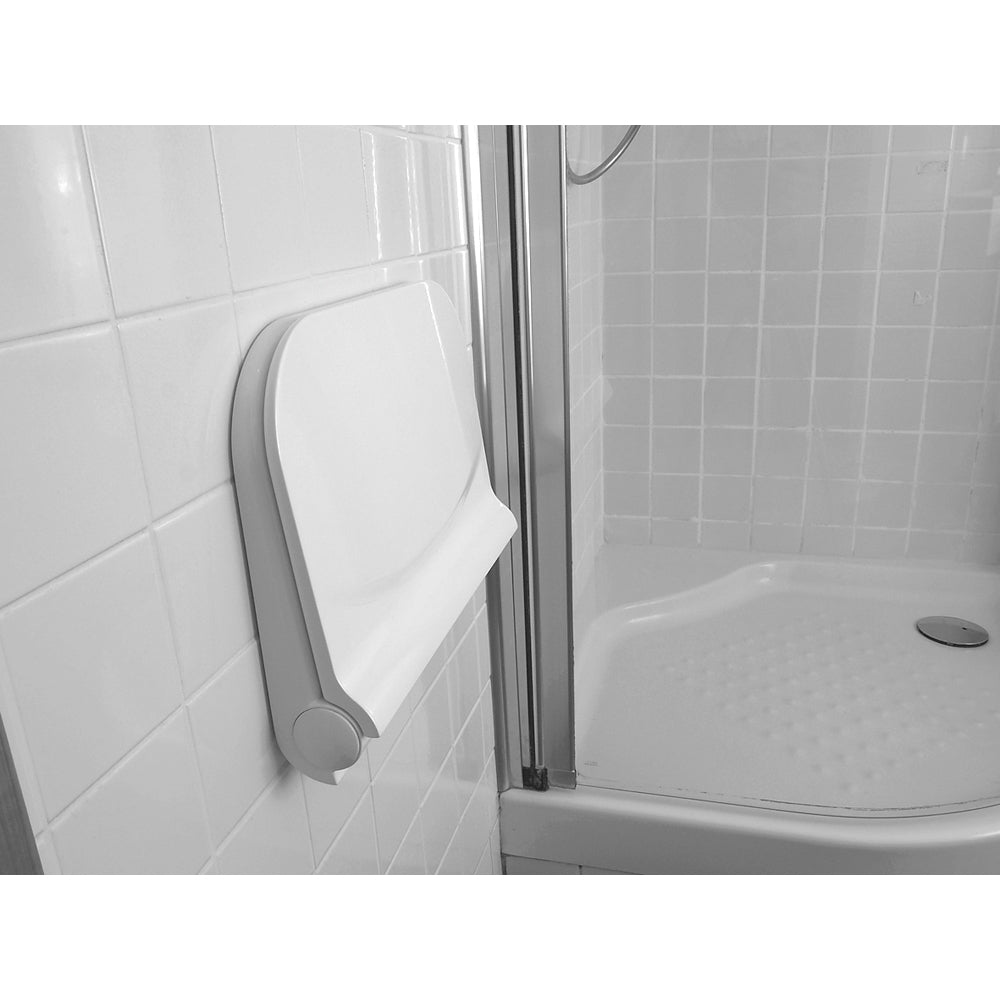 SGABELLO SEDIA DOCCIA A RIBALTA RICHIUDIBILE A PARETE ANTIBATTERICO FERIDRAS 708001