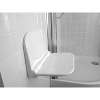 SGABELLO SEDIA DOCCIA A RIBALTA RICHIUDIBILE A PARETE ANTIBATTERICO FERIDRAS 708001