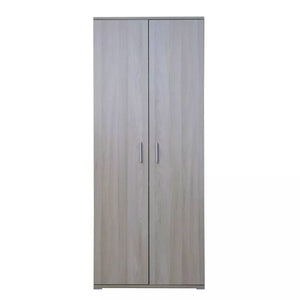 Armadio 2 Ante 6 Ripiani 72,3x36x177,1 cm in Truciolare Nobilitato Olmo