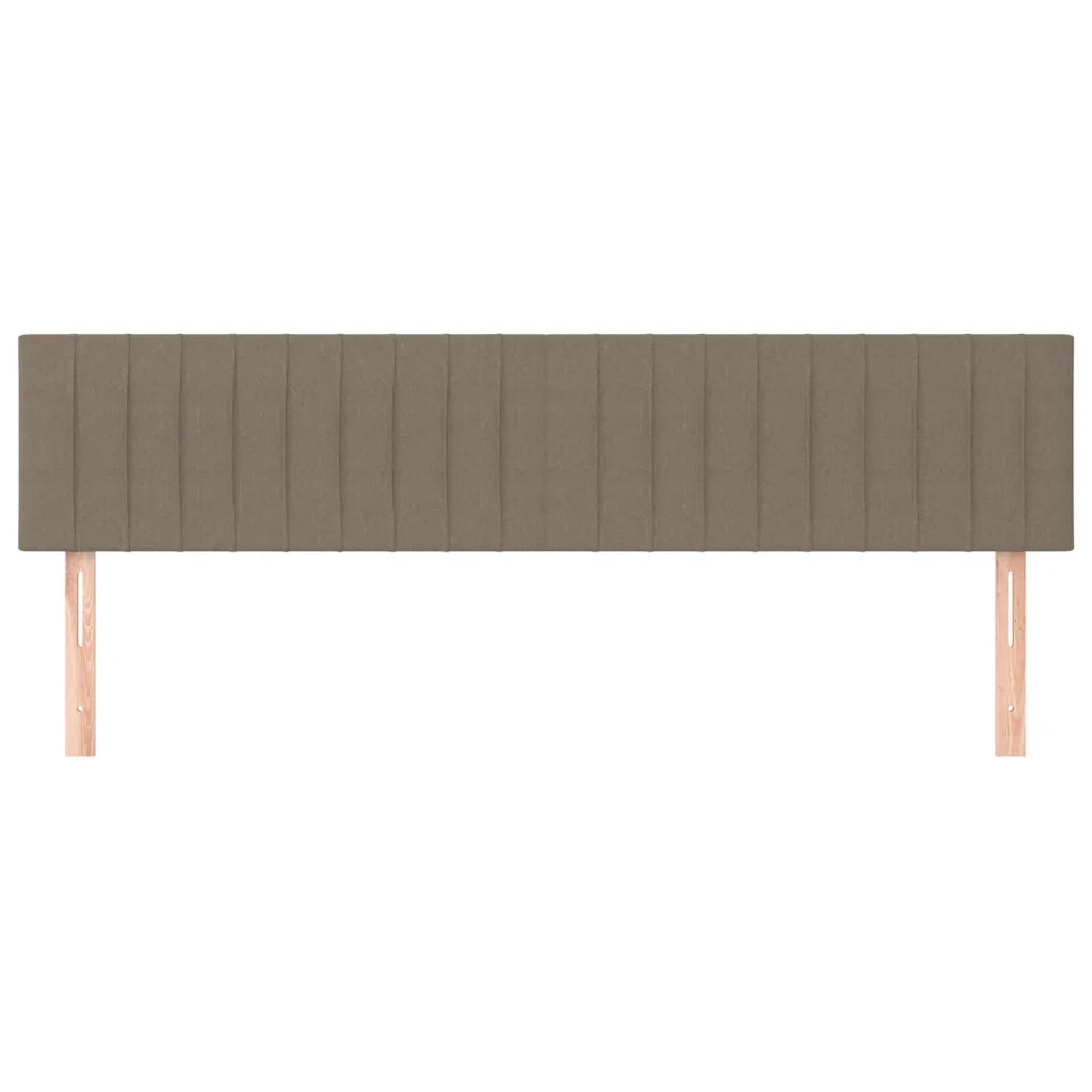 Testiera | Testata Tortora 200x5x78/88 cm in Tessuto