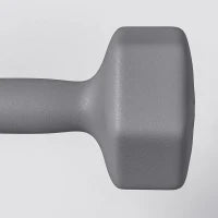 Set 2 Manubri Esagonali da 2x10 kg in Metallo e Plastica con Impugnatura Antiscivolo, 26x12x12 cm, Grigio