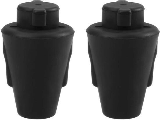Kit di protezione motocarrozziera 2x - Compatibile con Land Rover Discovery Sport - In gomma - Resistente all'usura - Demping e regolazione di altezza - Installazione facile