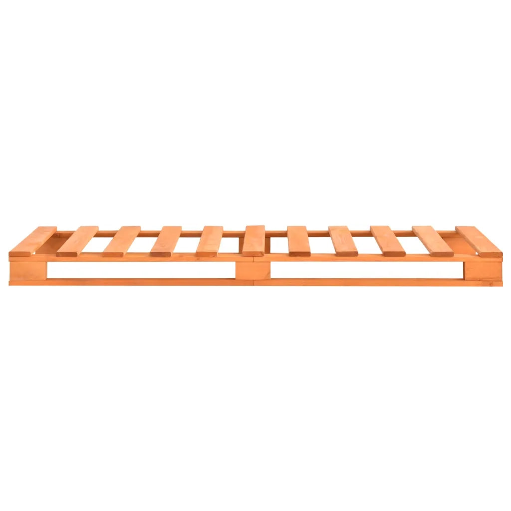 Giroletto in Pallet Marrone Legno Massello di Pino 100x200 cm 285263