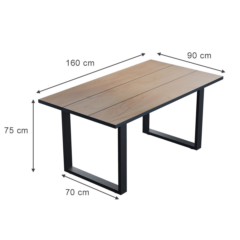 Vicco tavolo da pranzo Quercia dorata 160 x 90 cm