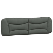 Cuscino Testiera Hvar Grigio Scuro 180 cm in Tessuto CFW8224097
