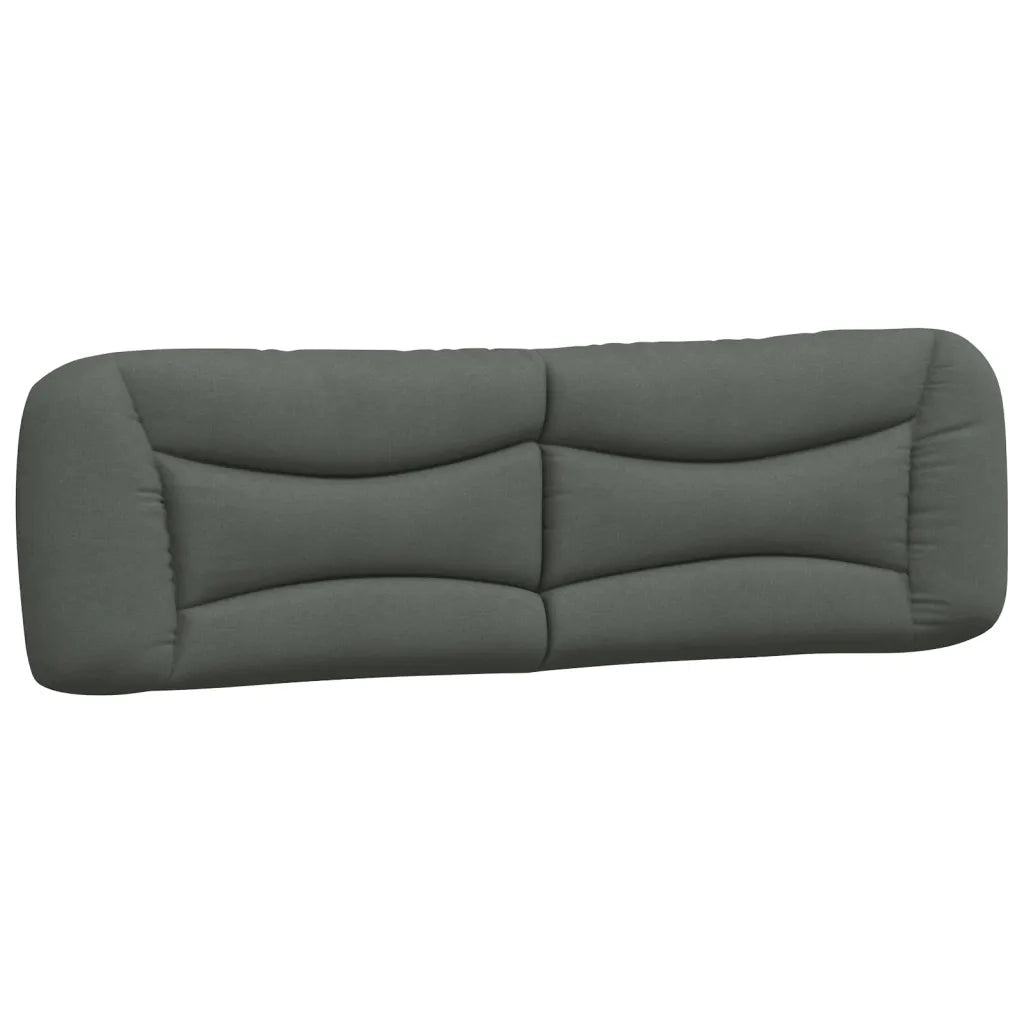 Cuscino Testiera Hvar Grigio Scuro 180 cm in Tessuto CFW8224097