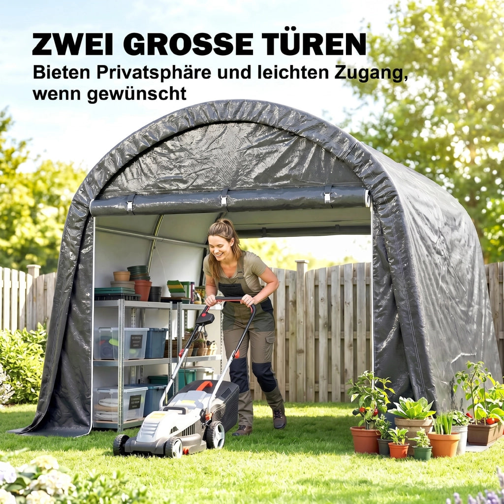 Tenda da Giardino ¨C zephmum ¨C Grigio 3x3m