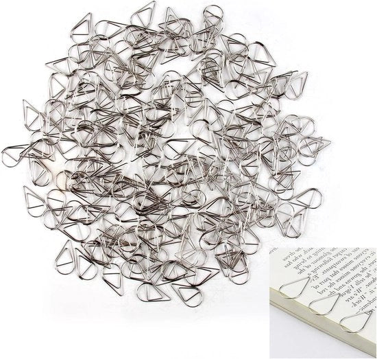 Papierclips a vapore per ufficio scuola e foto - colore argento - modello Allecto Plus - 200 unità