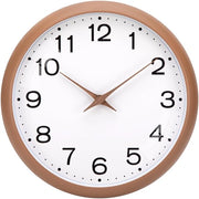 Orologio da Parete in Legno, Stile Moderno, 30cm Quarzo, Grande, Batteria, Facile da Leggere, Adatto per Camera, Cucina, Salotto, Camera da Letto, Ufficio, Scuola (Frammento in Legno Bianco + Scuro)