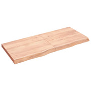 Ripiano Muro Marrone 140x60x(2-6) cm Massello Rovere Trattatocod mxl 71683