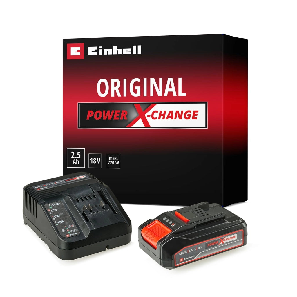 Kit Energy Caricabatteria Xchange + 1 Batteria 18 V 2,5AH Einhell