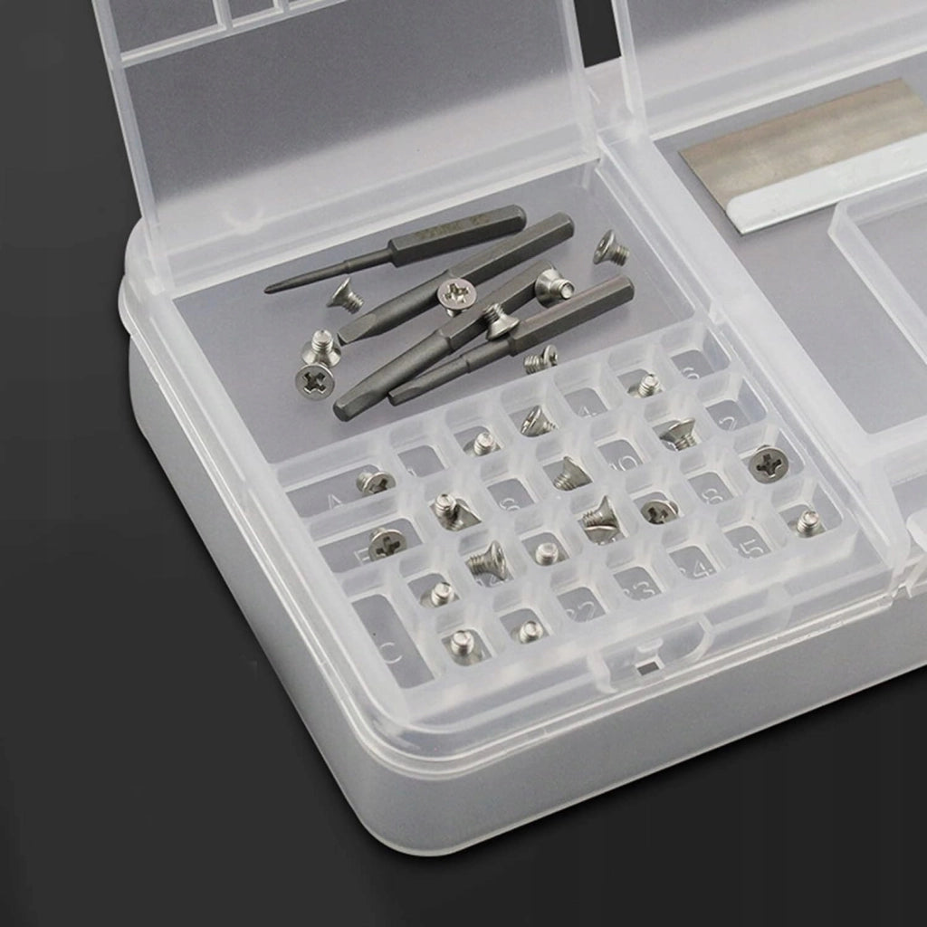 Organizer in Plastica per Componenti 205x100x45mm – Doppio Strato, Materiale PP Resistente