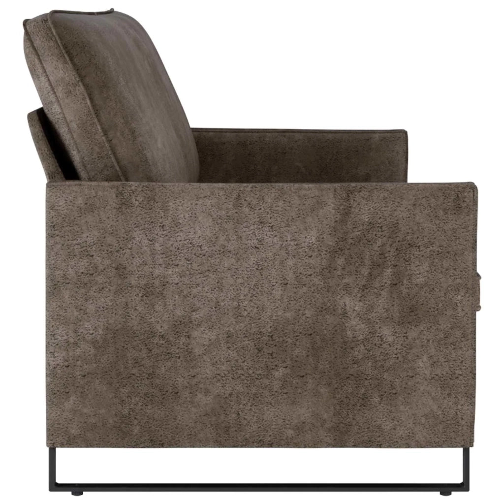 Divano a 3 posti Grigio Scuro 190 x 81 x 82 cm 42041001