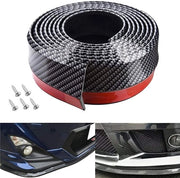 Protezione per Bumper Universale 2,5 m - Strisce a Fibra di Carbonio - Strisce a Gomma 100% EPDM - Protezione contro Scalfi e Spatole - Prevenzione Danni per Auto, Camion, SUV - Strisce di Protezione per Bumper