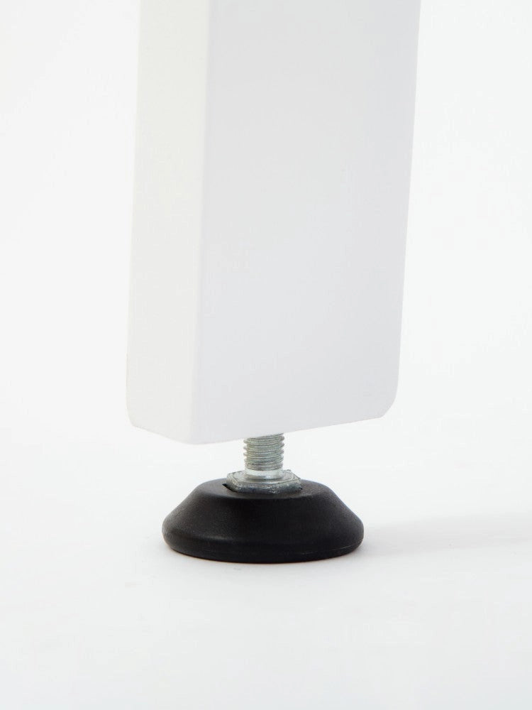 Tavolo Pieghevole Salvaspazio 70x100x71,5-75,5 cm Party in Legno e Laminato Bianco