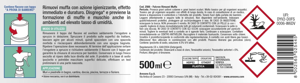 Rimuovi Muffa Fulcron Ml. 500 Arexons