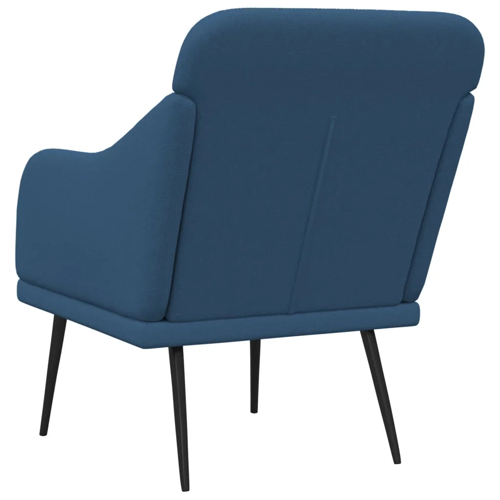 Poltrona Blu 63x76x80 cm in Tessuto 351481
