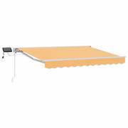 Cornice per Tenda Manuale con LED Sabbia 2,5 x 2 m 3425581