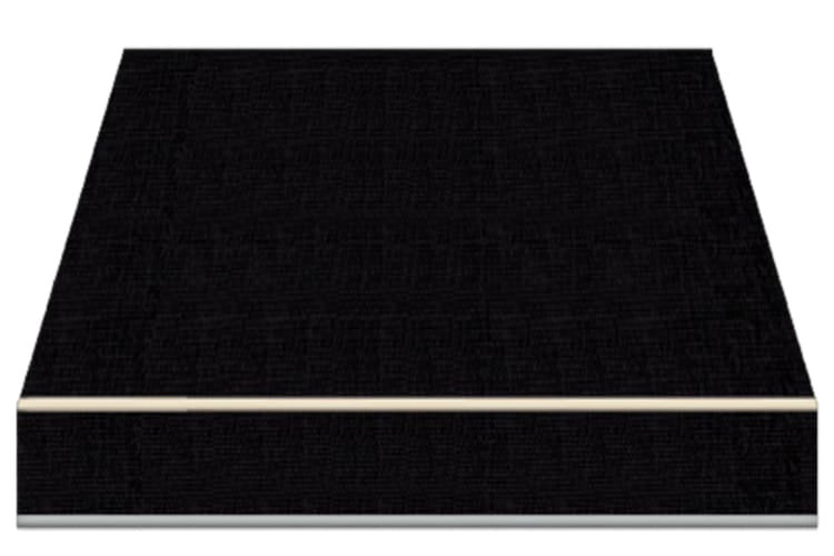Tenda da Sole a Bracci Estensibili a Scomparsa Totale Tempotest Para' - Colore Nero 24 - Largh. 3 x Sporgenza 1,85 - Att. Soff. Arg. DX