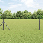 Recinzione Esagonale 0,6 x 25 m PVC Grigio 42005523