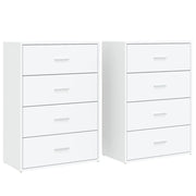 Credenze 2 pz | Madia | Buffet da pranzo | Armadio da pranzo Bianche 60x31x84 cm in Legno Multistrato