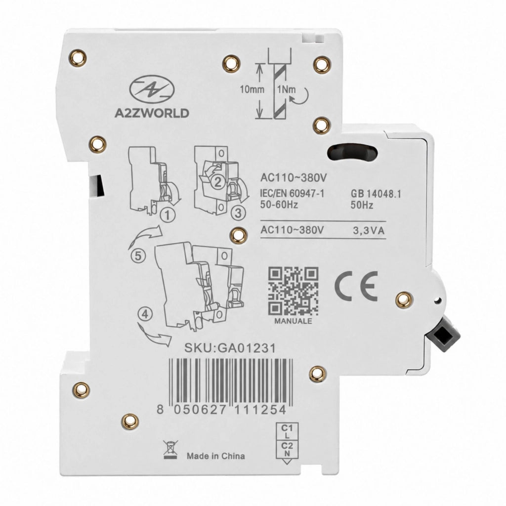Bobina Di Sgancio A Lancio di Corrente 220V 1 Modulo DIN, Compatibile Con Serie GYM9 GYM9H GYM10 GYR9N GYR10N, Chint NB1 NBH8 NB1L NB310L