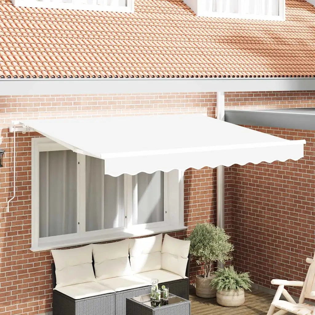 Telo di ricambio per tenda da sole Bianco 3,5 x 2,5 m 42000573