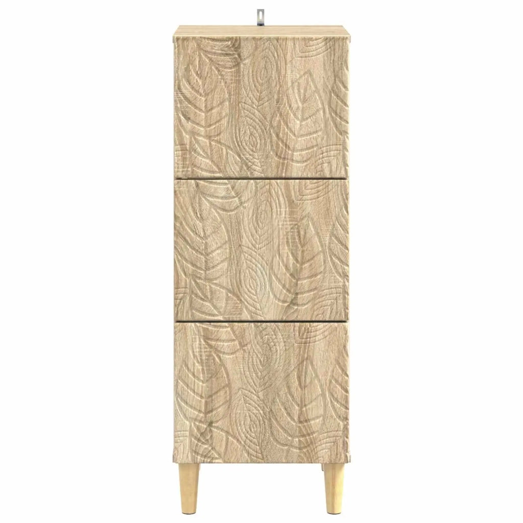 Mobile con Cassetti Rovere Sonoma 33 x 34,5 x 90 cm 895077
