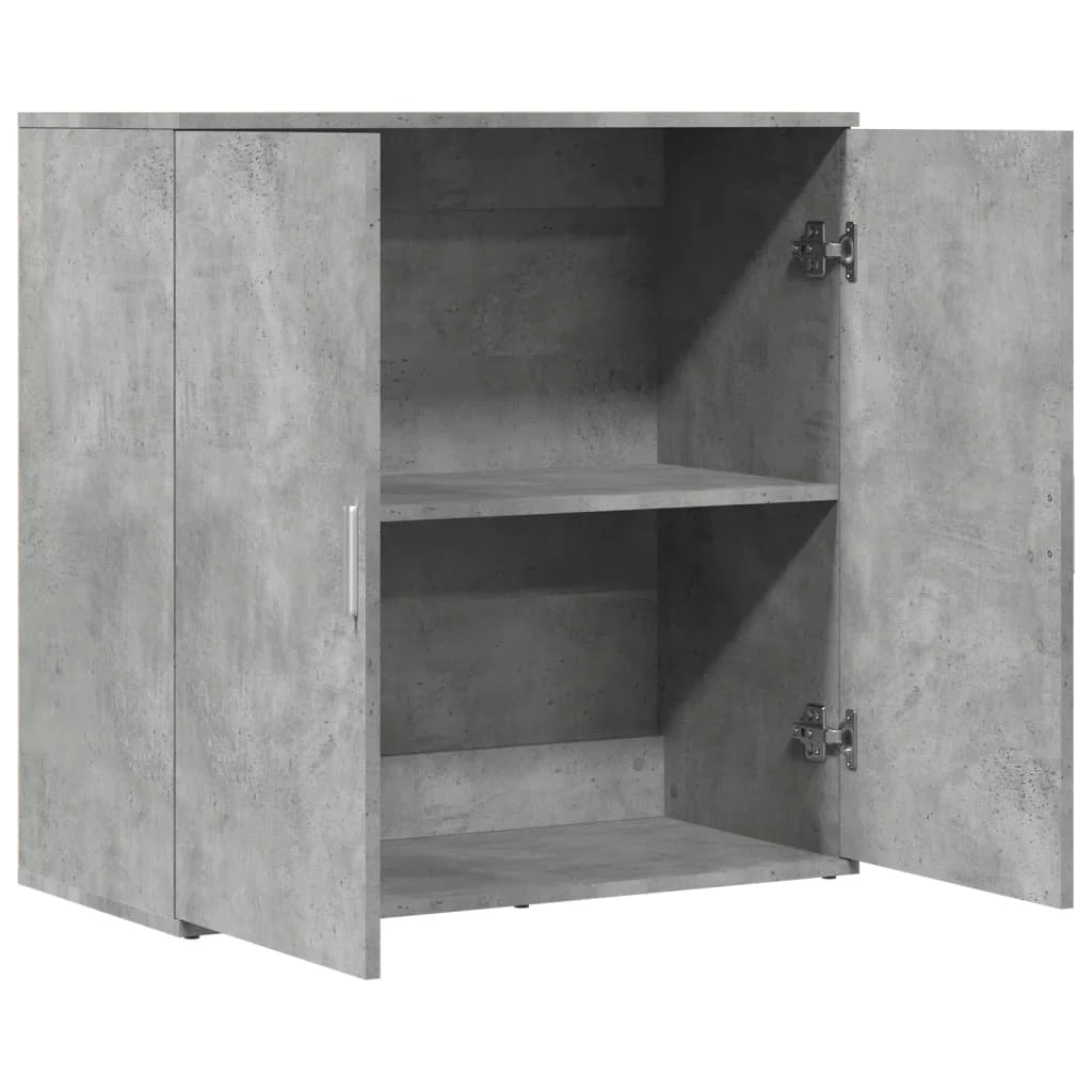 Buffet credenza cassettiera armadio mobile contenitore organizer per cucina soggiorno salotto 79 x 38 x 80 cm legno ingegnerizzato grigio 02_0032095