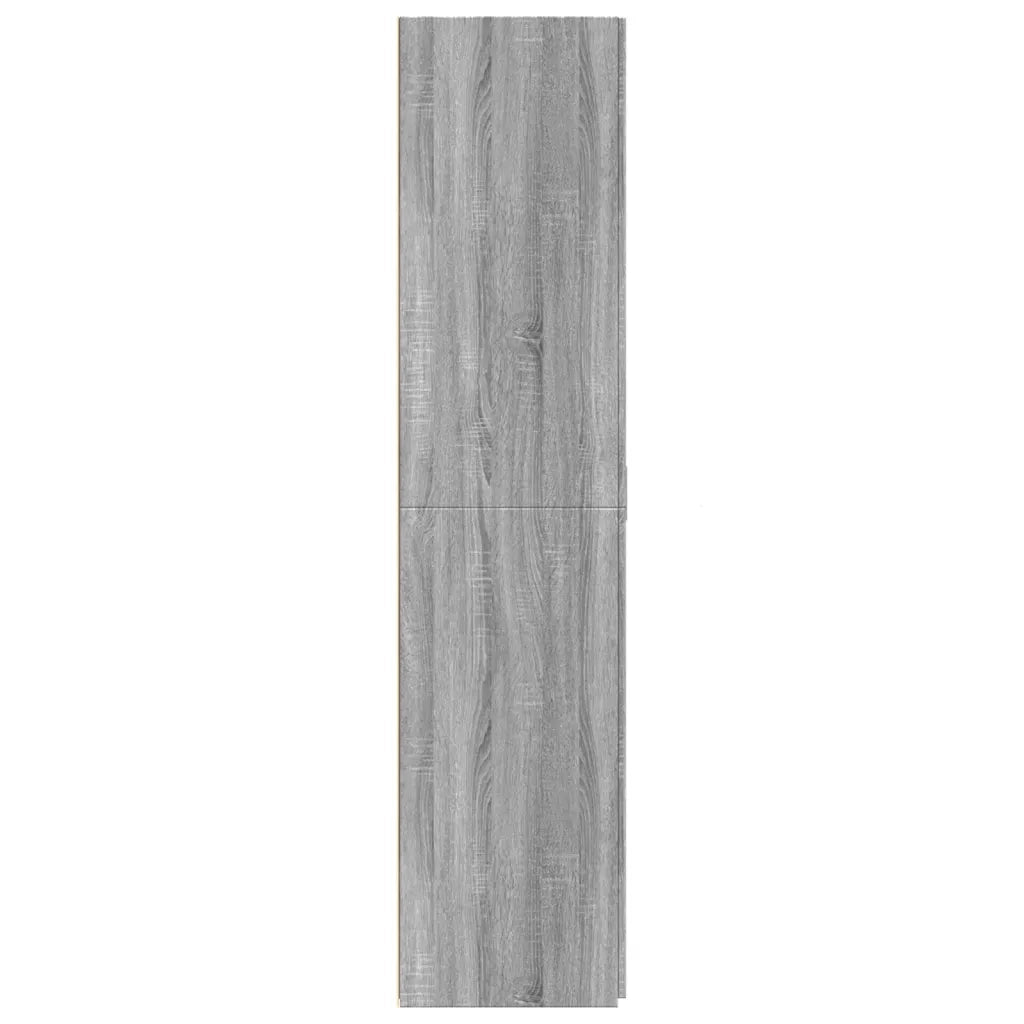 Credenza Grigio Sonoma 80x42,5x185 cm in Legno Ingegnerizzato 3281439