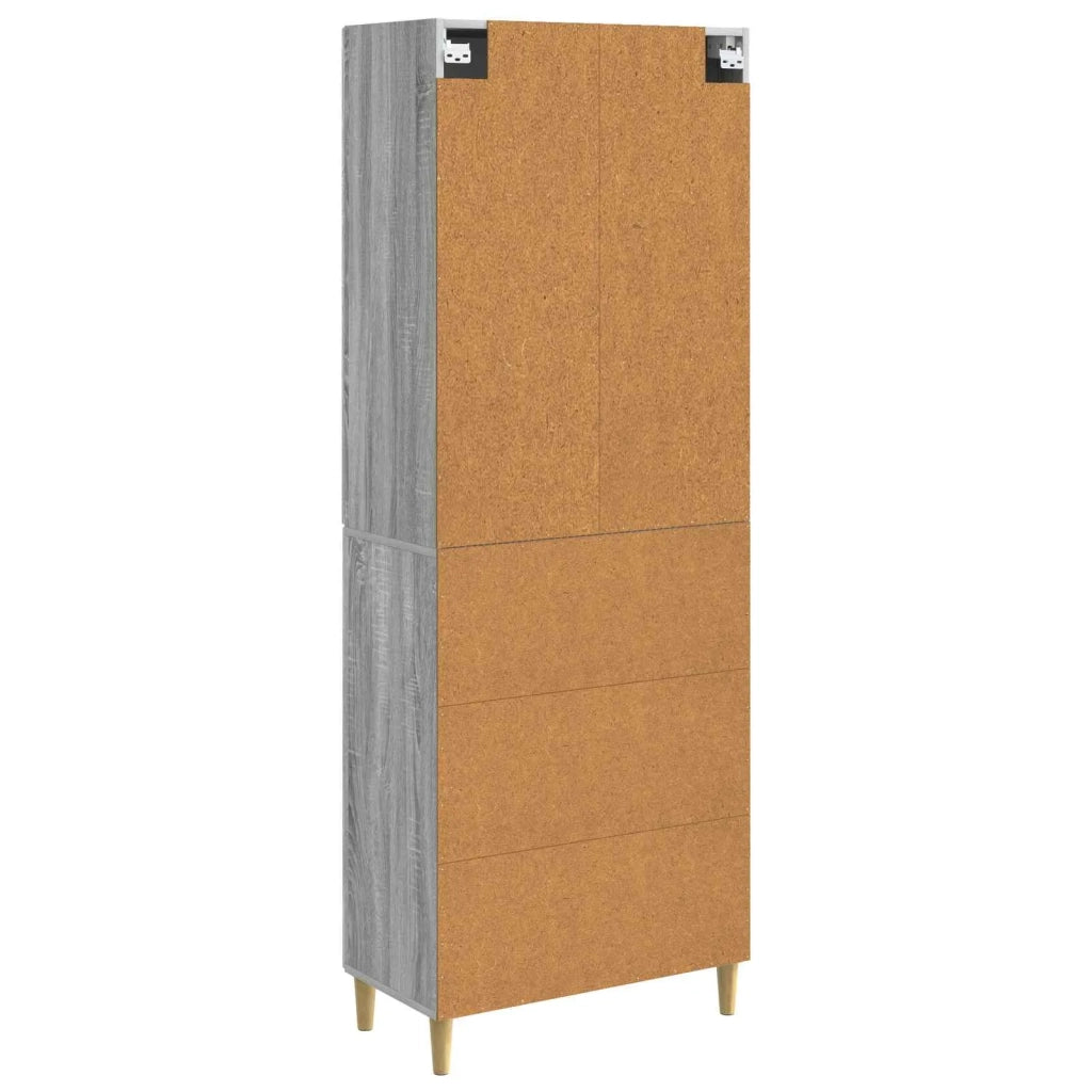 Set di armadi 2 pz Sonoma grigio Legno ingegnerizzato 3416751