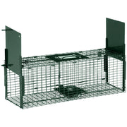 Gabbia Trappola per Animali ¨C zephmum ¨C Verde Scuro 60x18x20cm