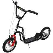 Patinete Bambini Regolabile ¨C Zephmum ¨C Nero Acciaio 120x58x75-80 cm