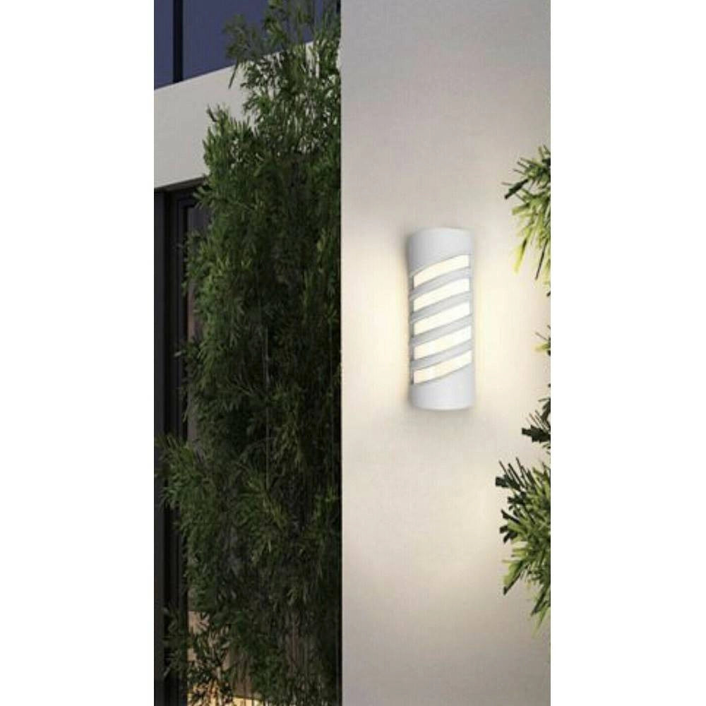 Trade Shop - Applique Led A Parete Bianco 12 W Per Esterno Luce 3000k 6500k 4000k Ip65 Es56 -