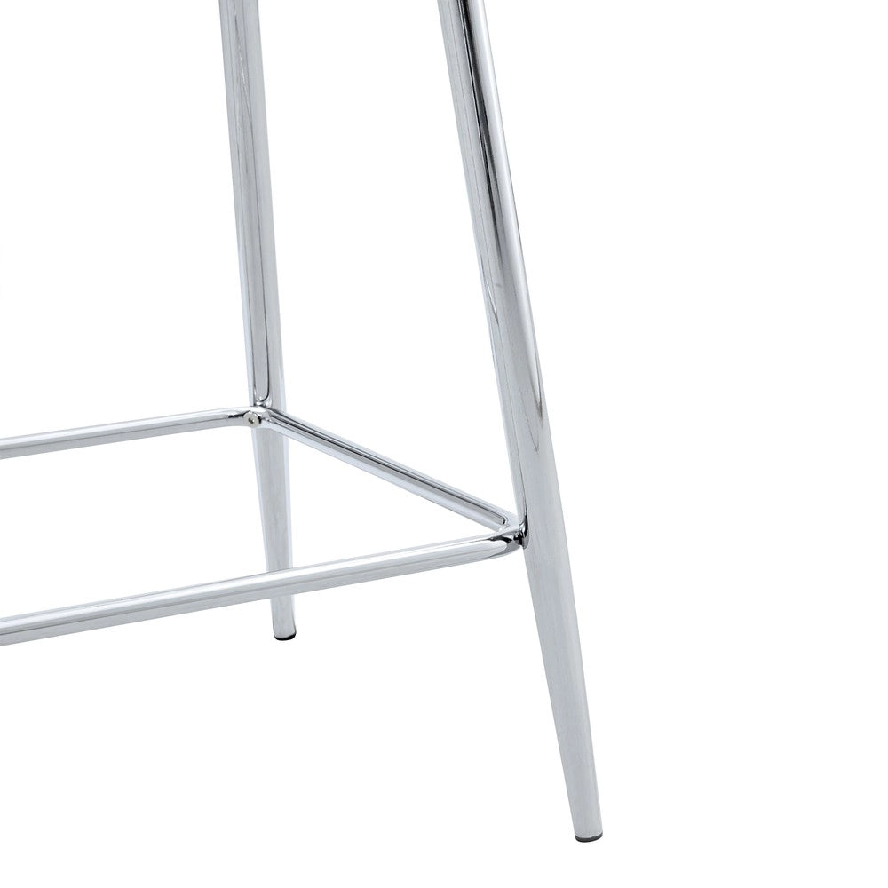 Set 4 Sgabelli Trasparenti ¨C MINIMAL ¨C Gambe in Metallo, Design Moderno per Cucina e Bar