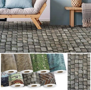 Pavimentazione a Pavimento - Pavimento in Vinile - Copertura del Pavimento - 3D Design - 200 x 300 cm - Cobble