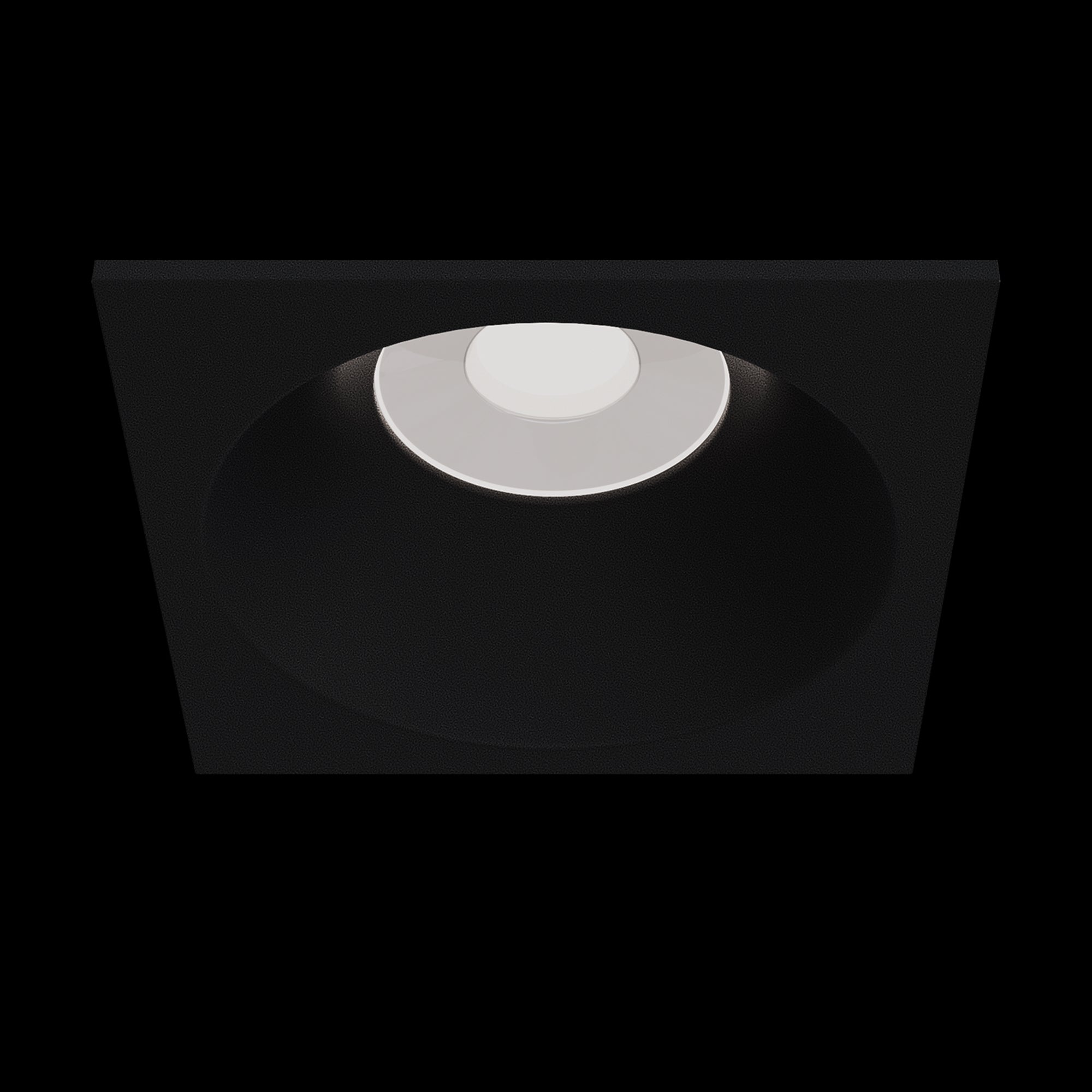 Faretto da incasso Downlight in Alluminio Zoom Nero