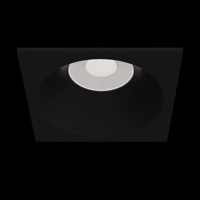 Faretto da incasso Downlight in Alluminio Zoom Nero
