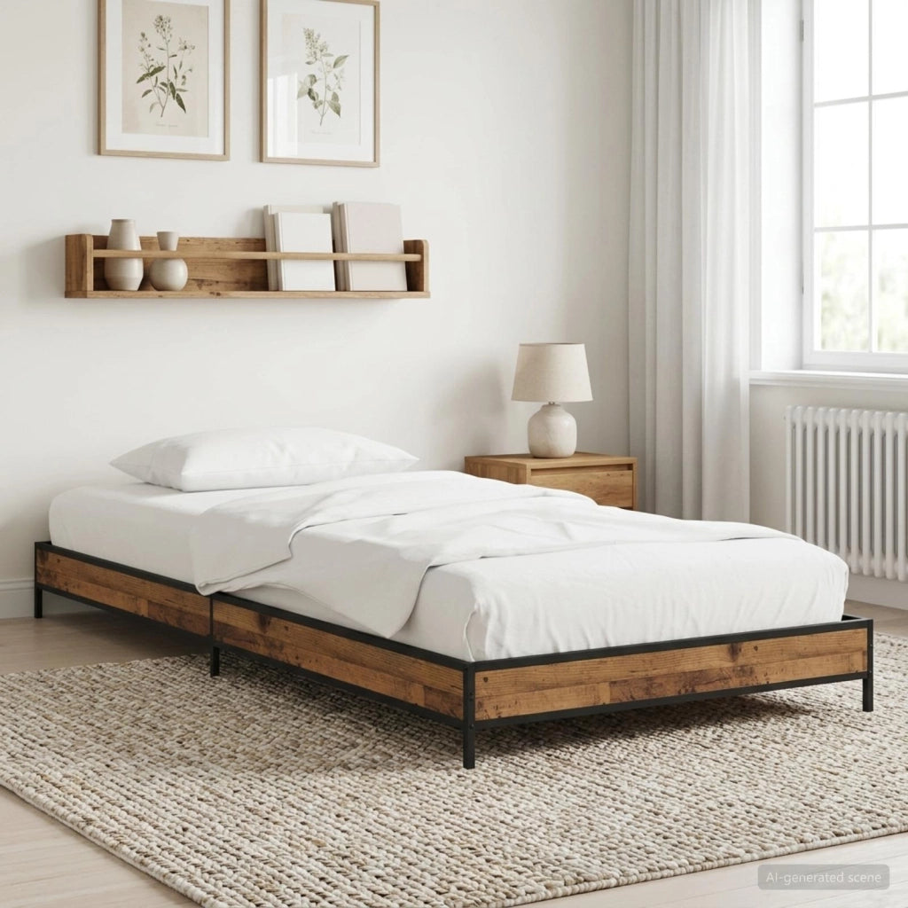 Struttura del letto Legno antico 80 x 200 cm 8009145