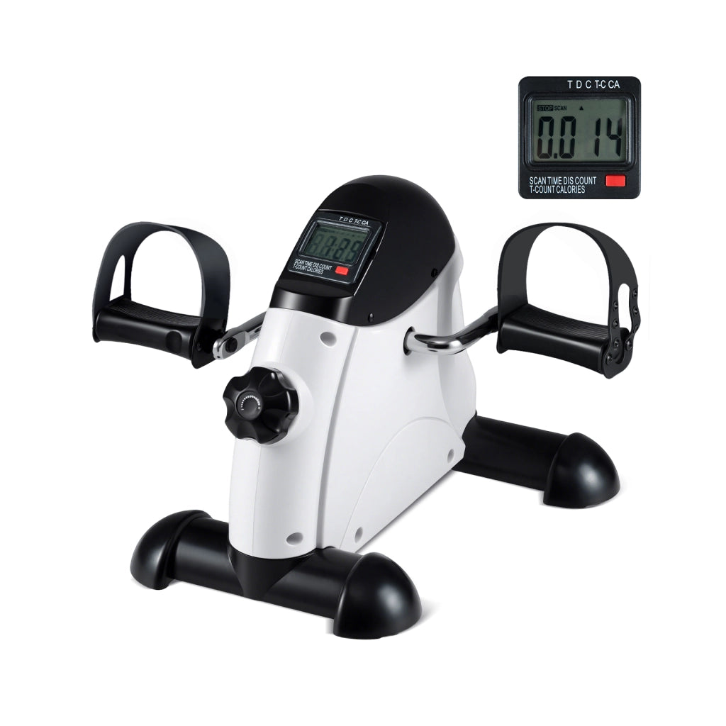Macchina portatile per pedaliere braccia e gambe con display lcd-Pedaliere per piedi per anziani Bianco