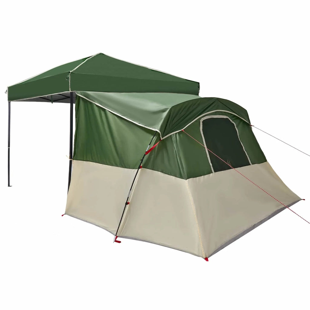 Set di Tende da Campeggio 2 pcs Verde Taffeta e Tessuto