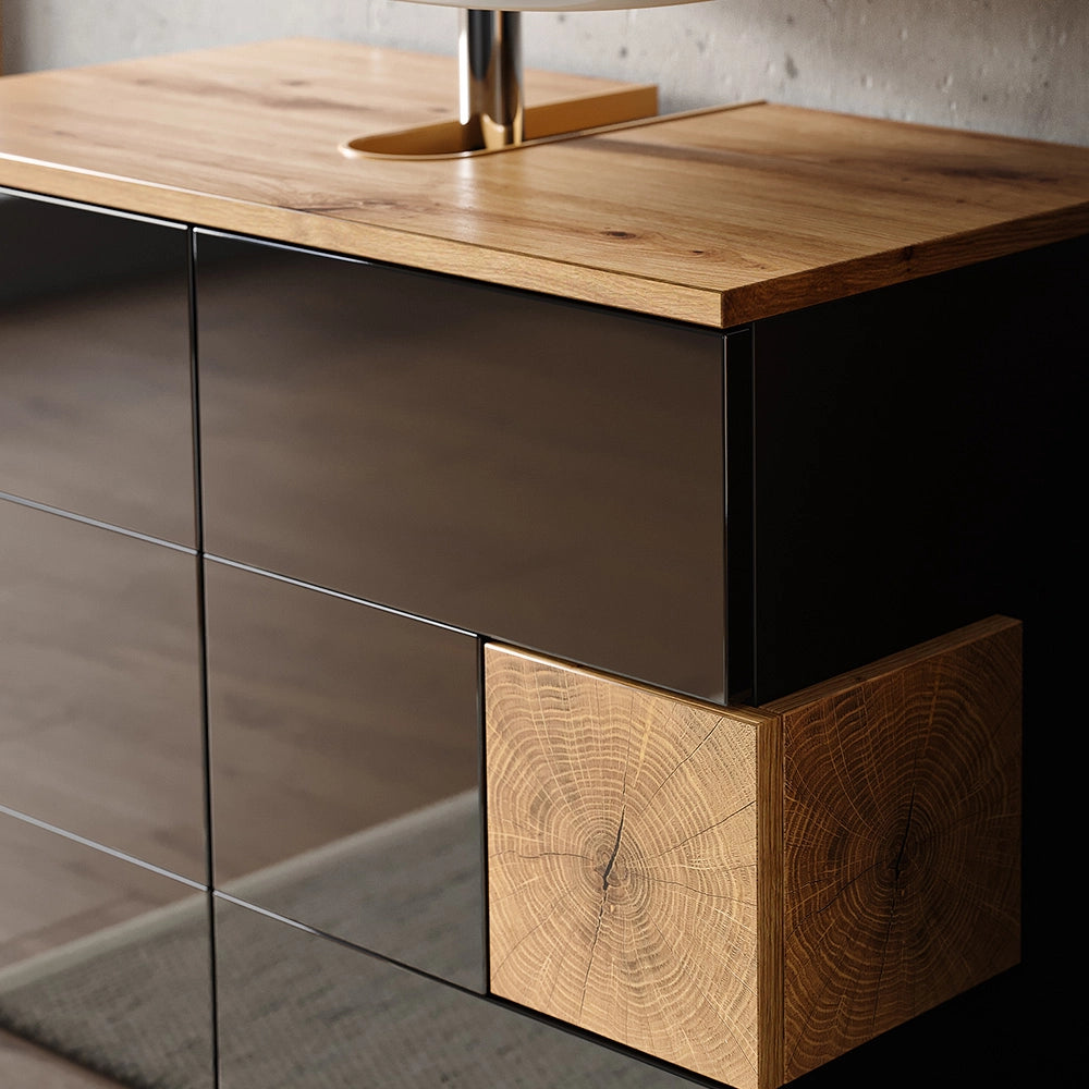 Vicco Set mobili bagno Antracite 2 parti