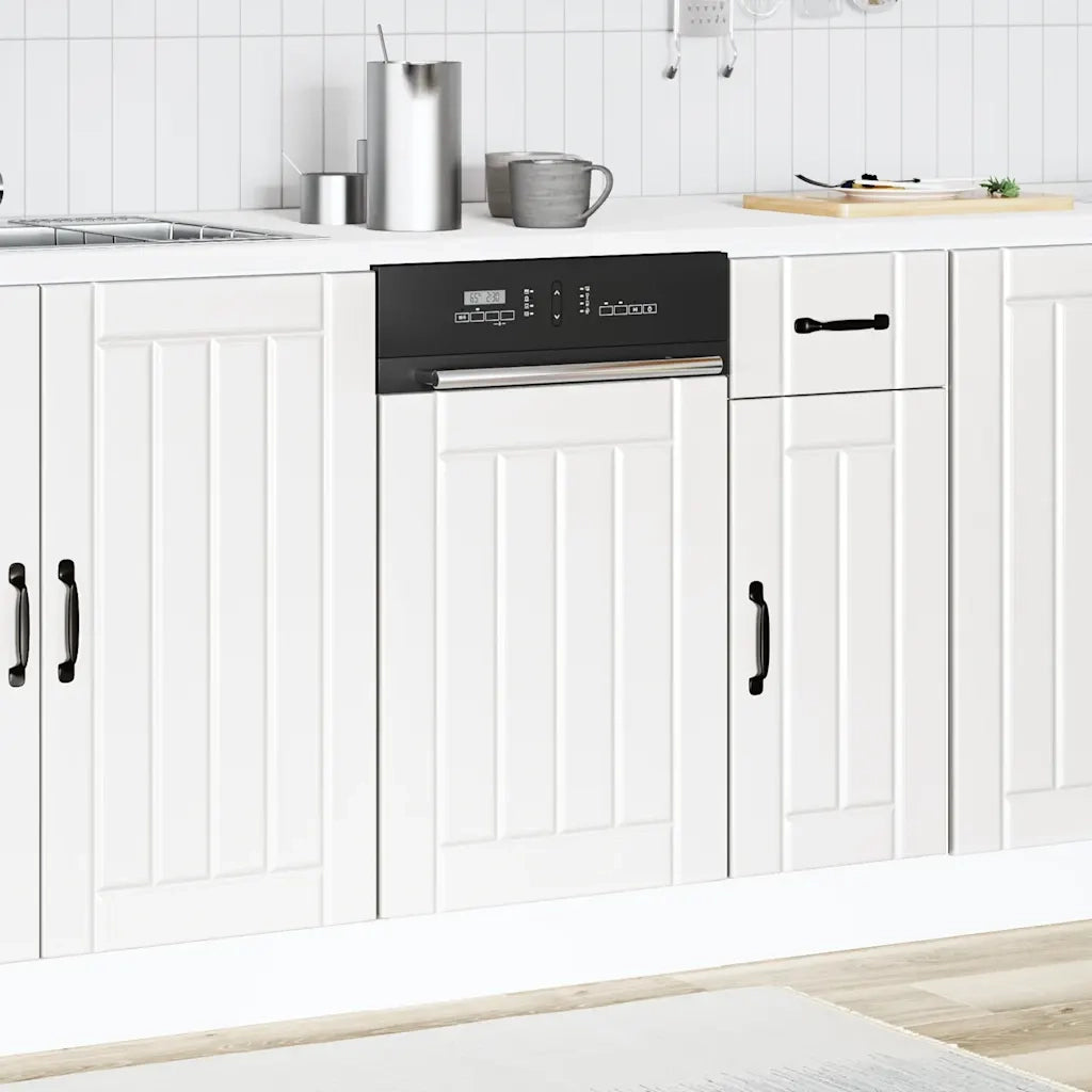 Pannello Lavastoviglie Lucca Bianco in Legno Multistrato 853887