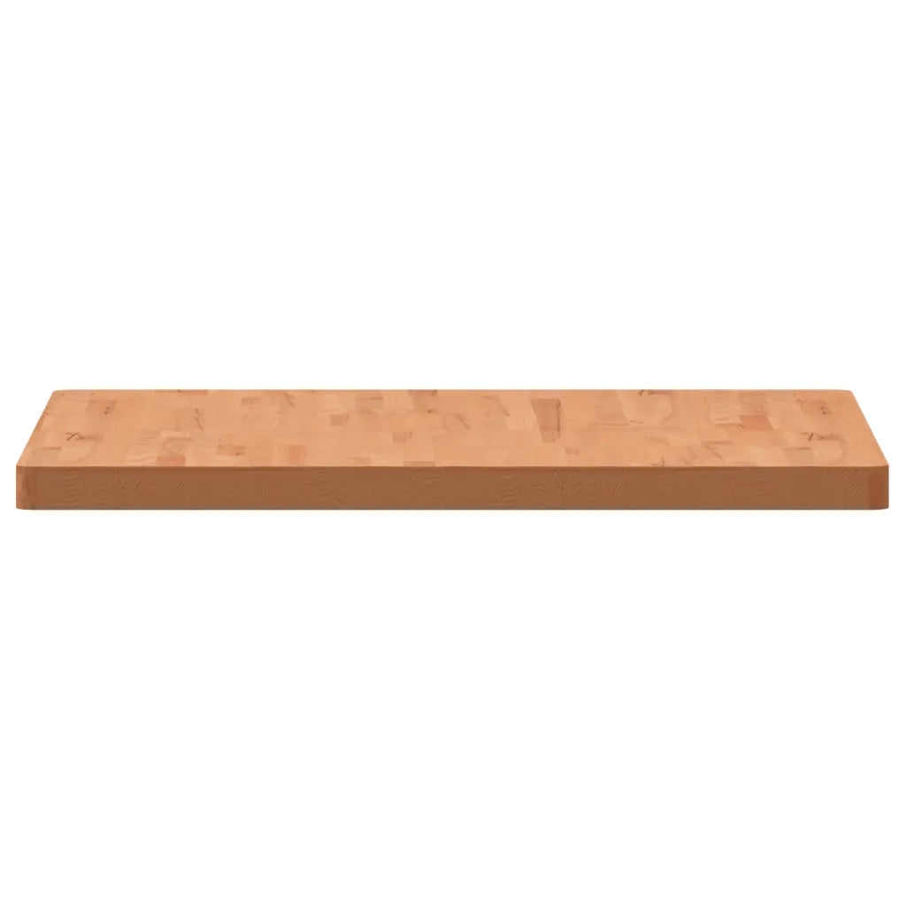 Piano per Tavolo | Superficie Tavolo | Piano Scrivania 80x80x4 cm Quadrato Legno Massello di Faggio