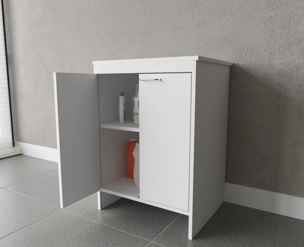 Base for Laundry Composition in PVC, Complete Kit 60x50 cm, Garden Model, Perfect for Functional Spaces