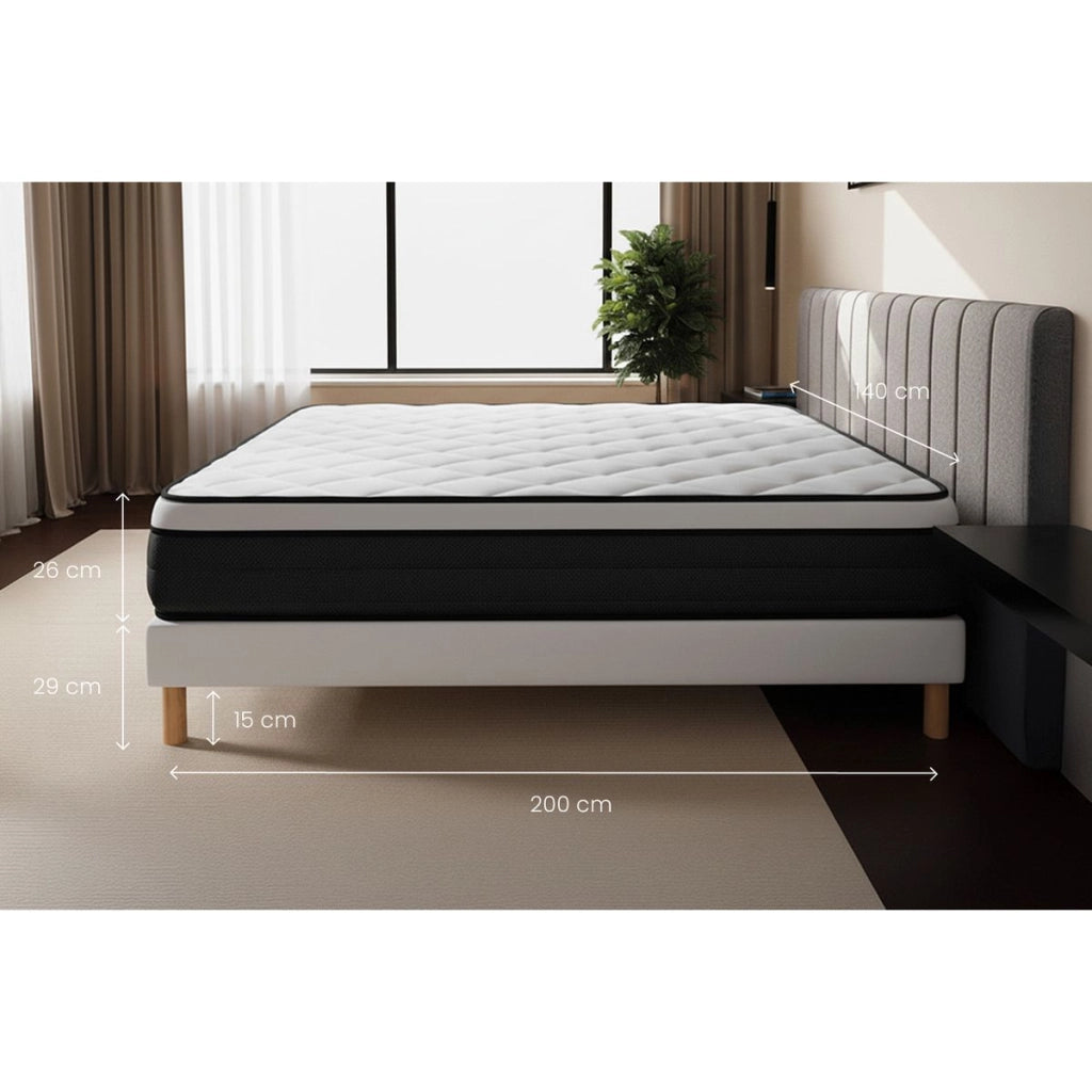 Set materasso e base 140x200 cm - Suite